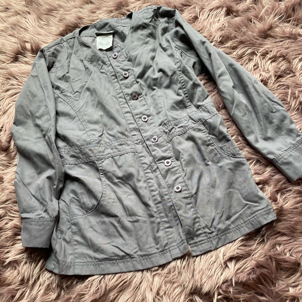 Buttersoft uniform brand lab scrub jacket Grey